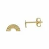 Ember Fine Jewelry 14K Rainbow Studs Women Earrings