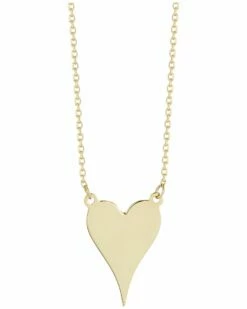 Ember Fine Jewelry 14K Dagger Heart Necklace Women Necklaces