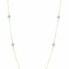 Ember Fine Jewelry 14K Turquoise Station Necklace Women Necklaces -Ember Fine Jewelry Store 6040502946 RLLZ 1