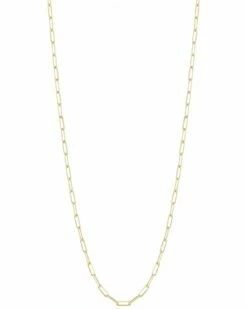 Ember Fine Jewelry 14K Paperclip Necklace Women Necklaces