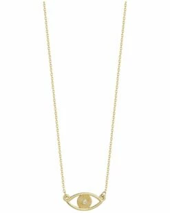 Ember Fine Jewelry 14K Diamond Evil Eye Necklace Women Necklaces