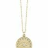 Ember Fine Jewelry 14K Diamond Evil Eye Necklace Women Necklaces -Ember Fine Jewelry Store 6040502957 RLLZ 1