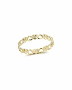 Ember Fine Jewelry 14K Diamond Heart Band Ring Women Rings